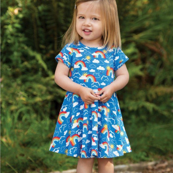 NEW | Frugi | Rainbow Skater Dress - Picture 10 of 10